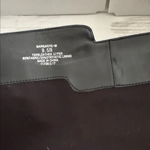 NWT Ralph Lauren Margarite Black Leather 1" Heel Riding Boots Size 9.5 wide calf - Picture 13 of 16